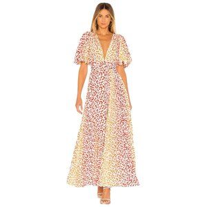 ROCOCO SAND Avana Dress in Orange X-Small New Womens Long Maxi Gown